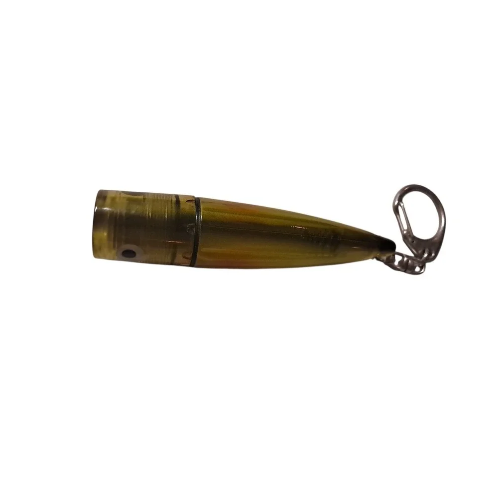 Fishing Lure Flashlight Keychain Key Ring Tested Works
